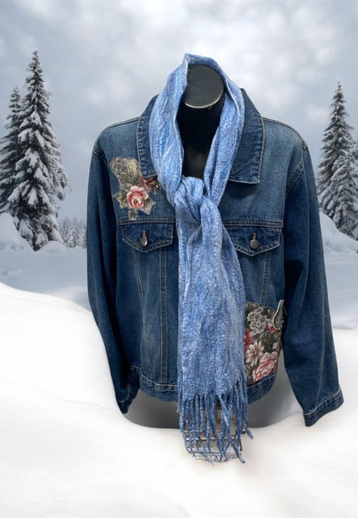 Wet Felting Workshop Scarf