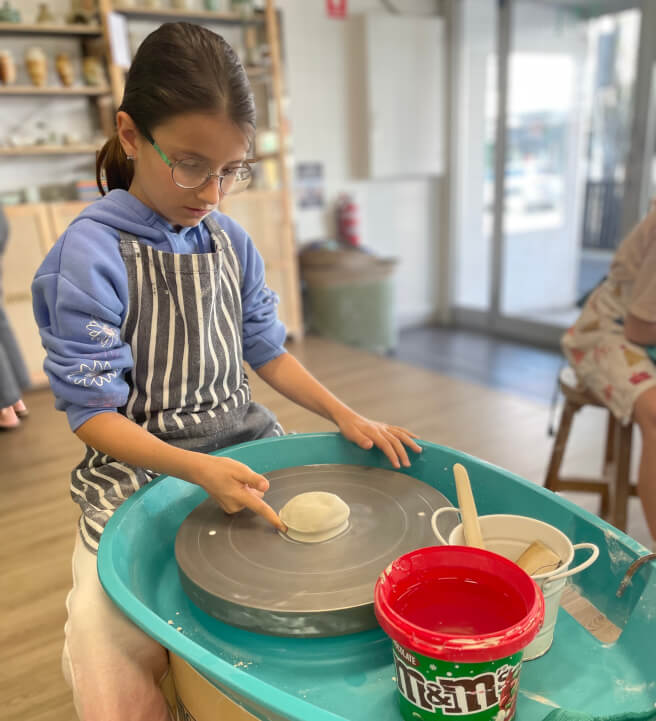 Wheel Throwing Course for Kids and Parents (6 Weeks)