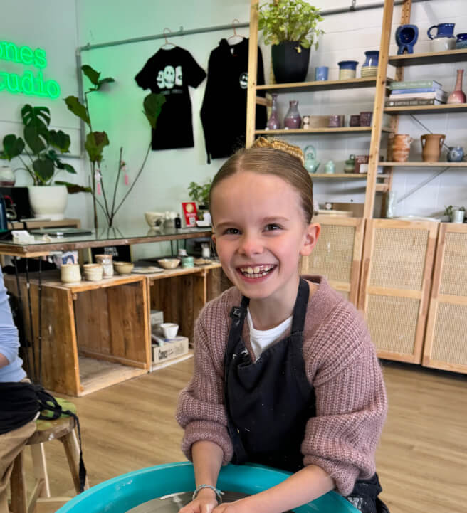 Wheel Throwing Course for Kids and Parents (6 Weeks)