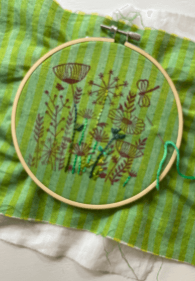 Wildwood Stitch Embroidery Workshop in Sydney