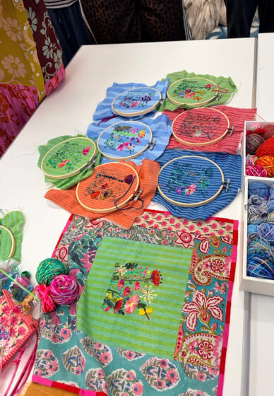 Wildwood Stitch Embroidery Workshop in Sydney