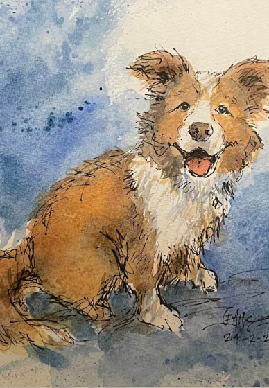 Wine and Watercolour Wednesdays Class