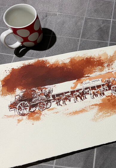 Wine and Watercolour Wednesdays Class