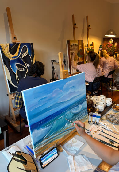 Women's Painting Class - Acrylic, Oil and Mixed Media