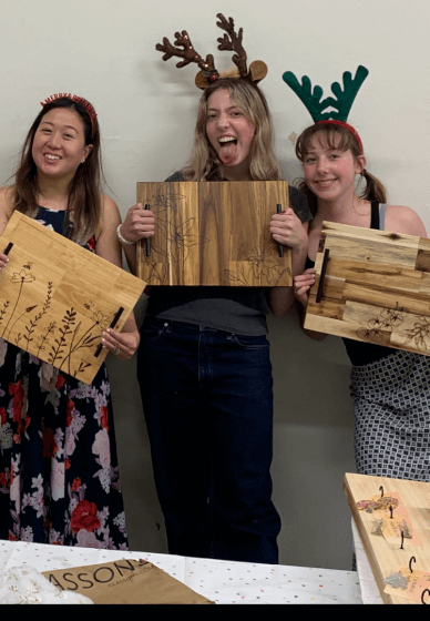 Wood Burning Workshop: Christmas Tray