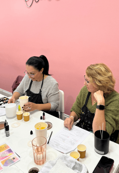 Wood Wick Candle Making and Sip Class