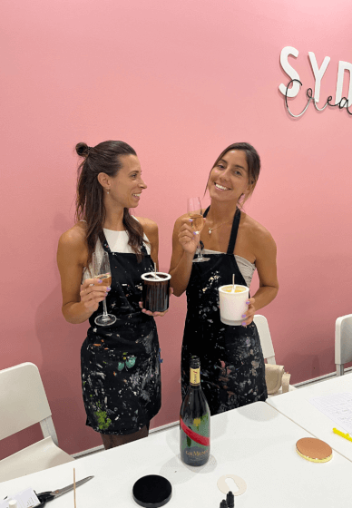 Wood Wick Candle Making and Sip Class