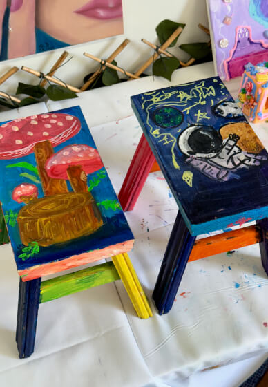 Wooden Chair Painting Workshop