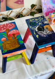 Wooden Chair Painting Workshop