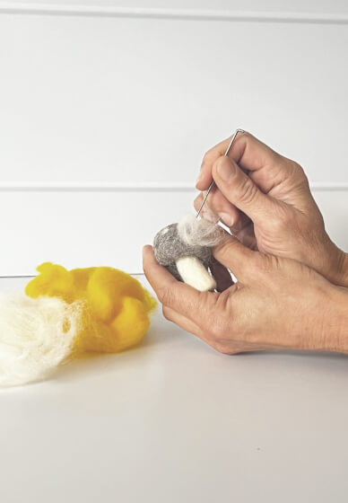 Wool Felted Mushroom Ornament Workshop