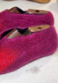 Wool Felted Slippers Workshop