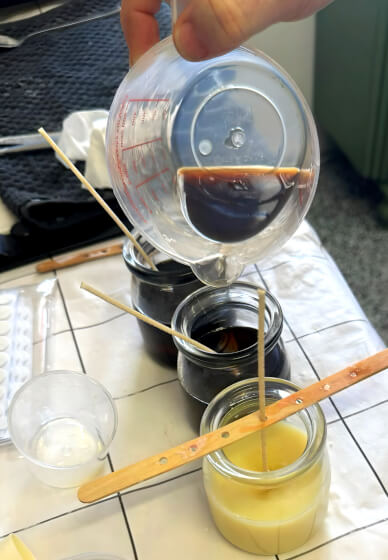 Xmas Plum Pudding Candle Class and High Tea