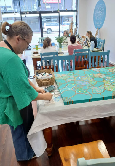 'Your Choice' Art Class: Painting or Collage