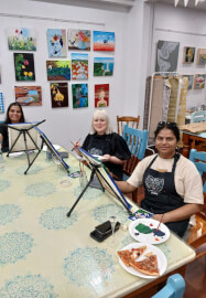 'Your Choice' Art Class: Painting or Collage