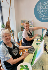 'Your Choice' Art Class: Painting or Collage