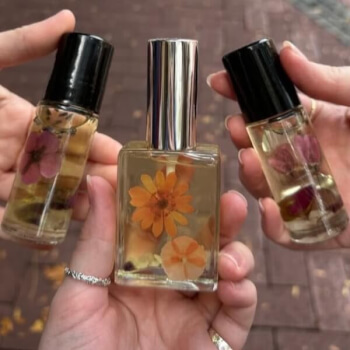 Leave with a beautiful bottle of your special blend