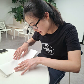 1. Folding the Sheet of Paper