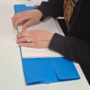 Folding the Cover Paper