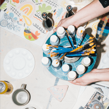 Apply the underglazes