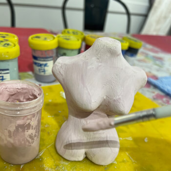 Step 5 Paint your creation with under Glaze Paint