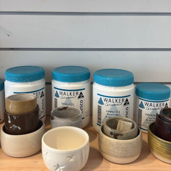 Applying brush-on glazes