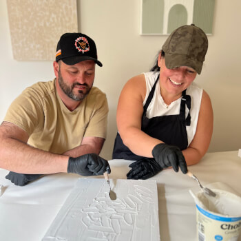 Take a canvas and start experimenting