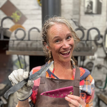 make the leather sheath