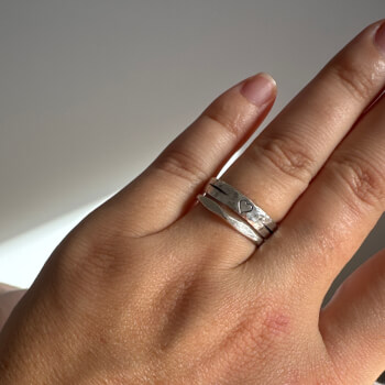 Slip on your handmade ring