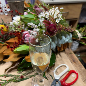 Sip a glass of bubbly 