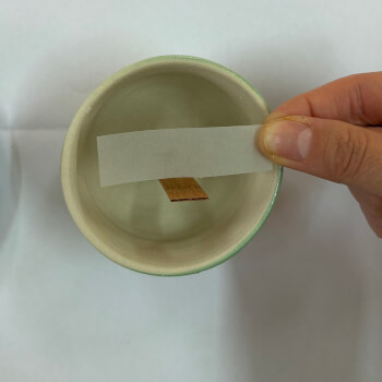 Prepare the bamboo core and the secret message 