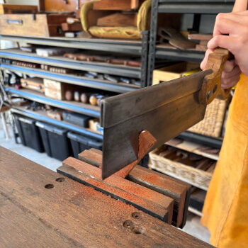 Cut the wood