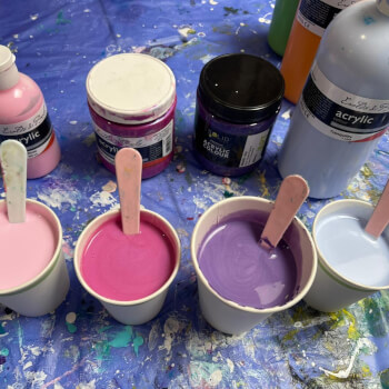 Prepare your paints