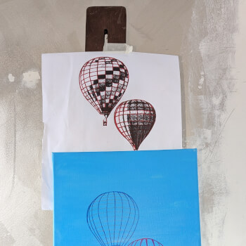 Drawing the balloons
