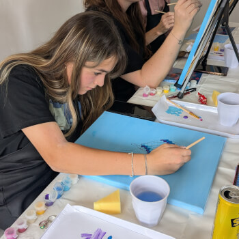 Begin painting