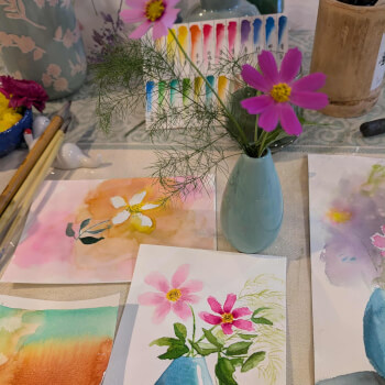 Put your flowers into a vase