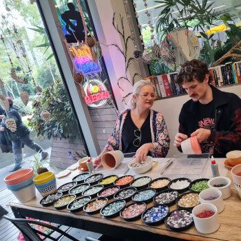 Choose your blank canvas and pick your designs