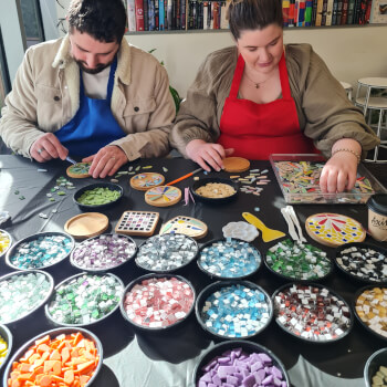 Design your mosaic coaster