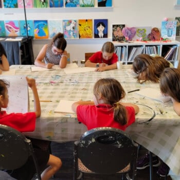 Learn fundamental art skills in the group