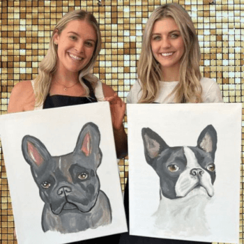 Strike a Pose at the Gold Shimmer Wall