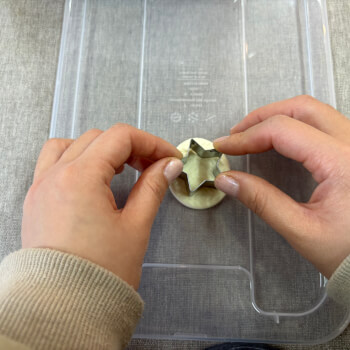 Cut out the shape with a cutter