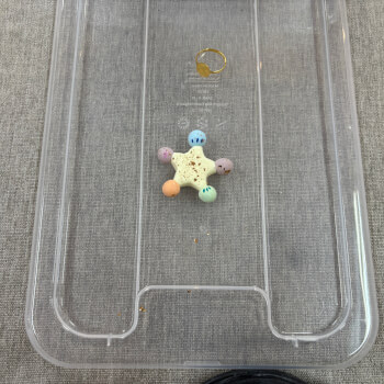 Apply polish and stick them on the accessories