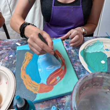 Paint an abstract portrait and more