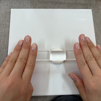 Flatten the soft pottery