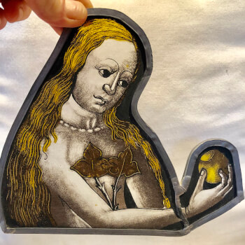 add silver stain for extra highlight