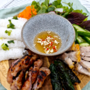 Rice vermicilii platter