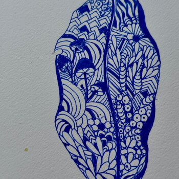 Finish Your Mindful Zendoodle Artwork