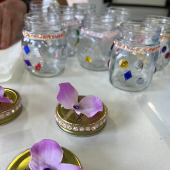 Decorate your own Tealight Candle Jar