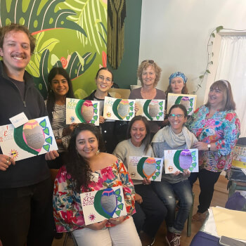 Take a picture of your art with the Workshop Group