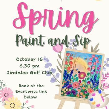 Spring paint and sip