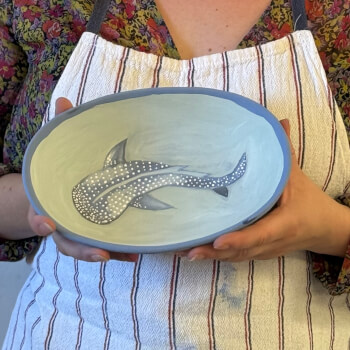 Finished Piece ready for glazing 
